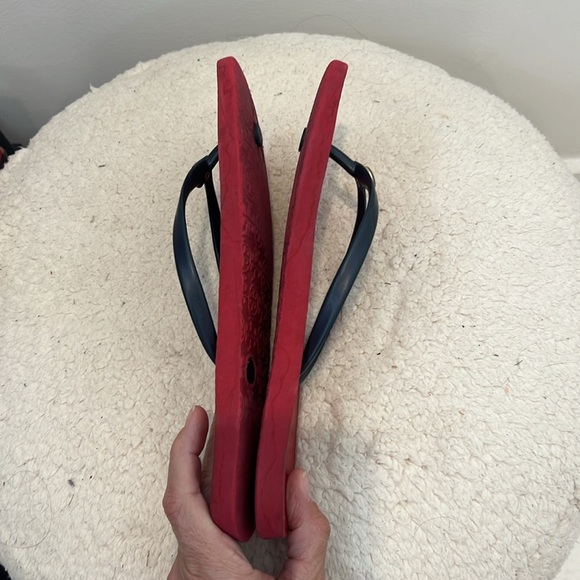 Tory Burch Red and navy blue Sandals size 7. - Picture 7 of 10
